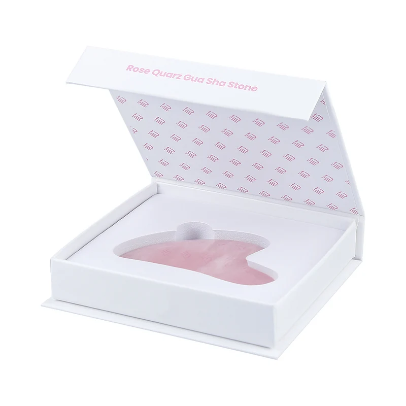 Ilū Make Up Rose Quartz Gua Sha Stone - pietra gua sha quarzo rosa