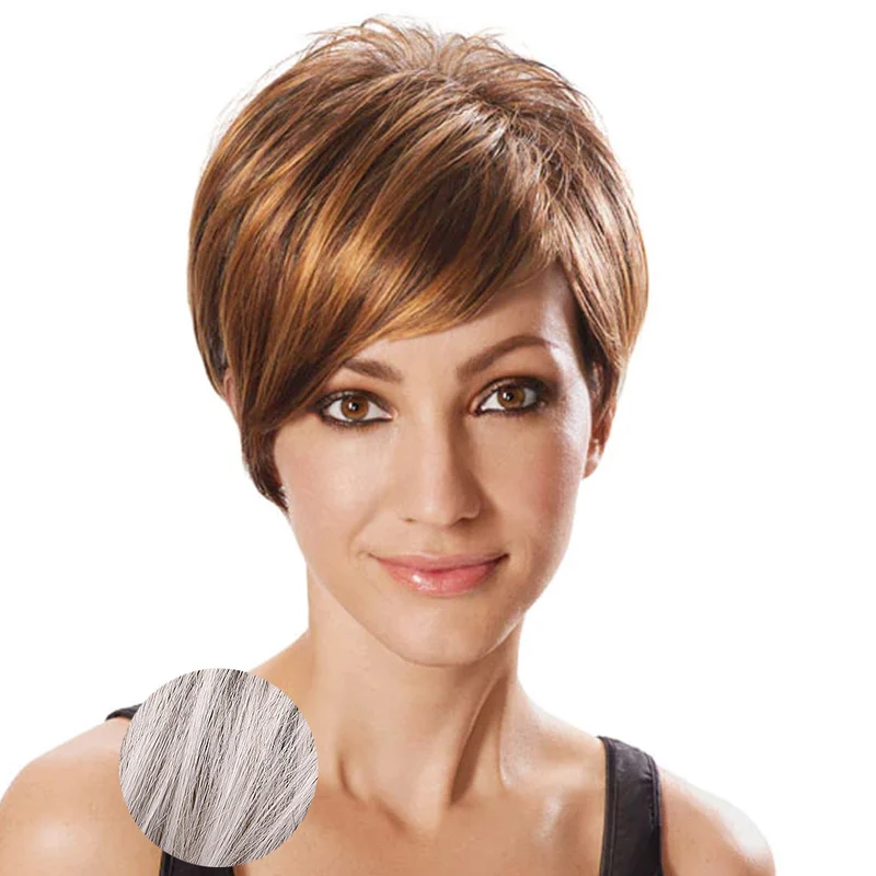 Hairdo Parrucca Angled Cut Silver Argento