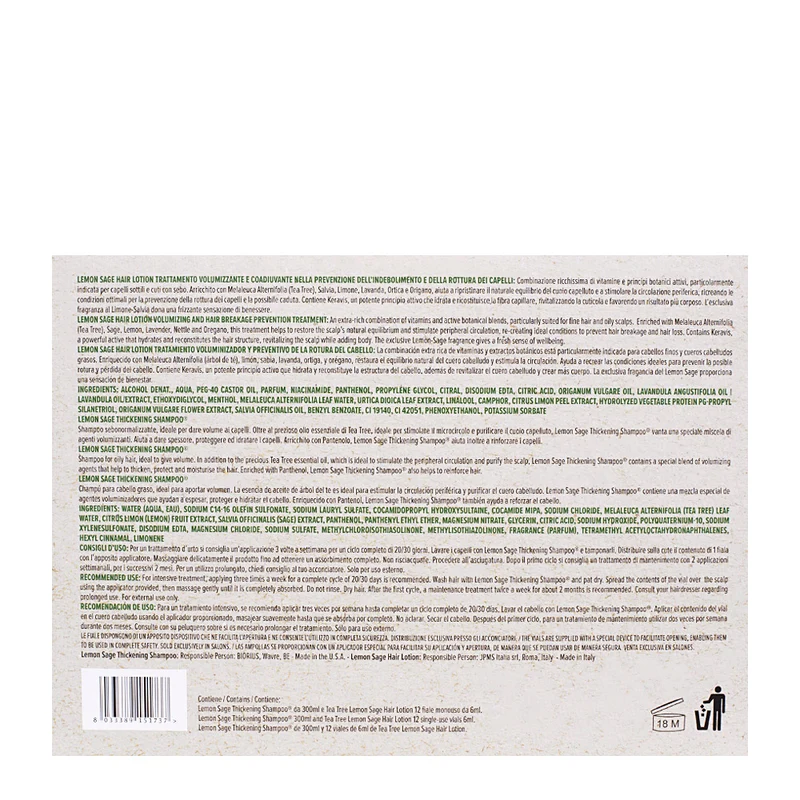 Paul Mitchell Tea Tree Lemon Sage Program - trattamento rinforzante capelli sottili