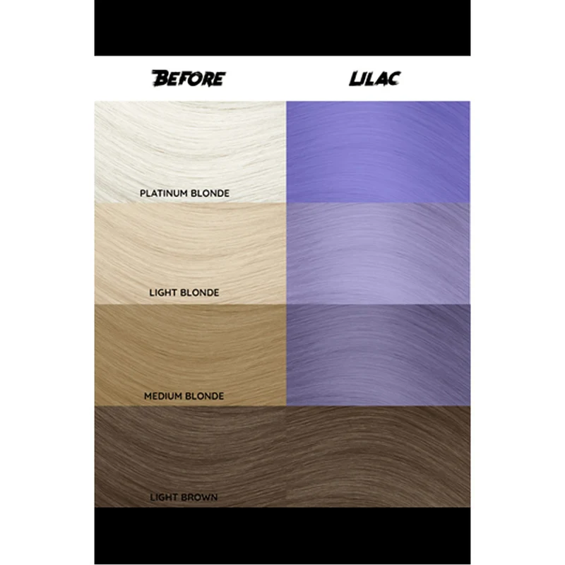 Crazy Color Lilac no 55, 100ml - crema colorante Lilla
