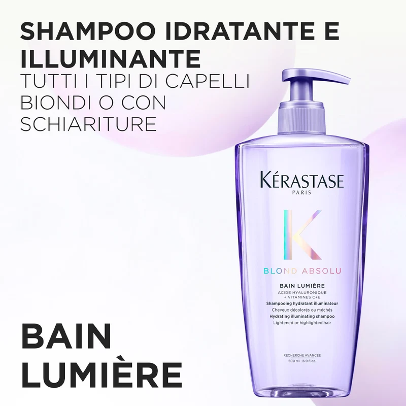 Kerastase Blond Absolu Bain Lumiere 500ml - shampoo illuminante capelli biondi