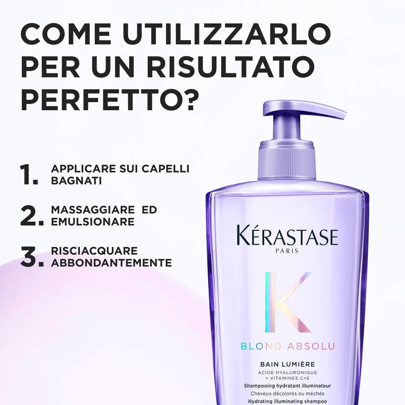 Kerastase Blond Absolu Bain Lumiere 500ml - shampoo illuminante capelli biondi