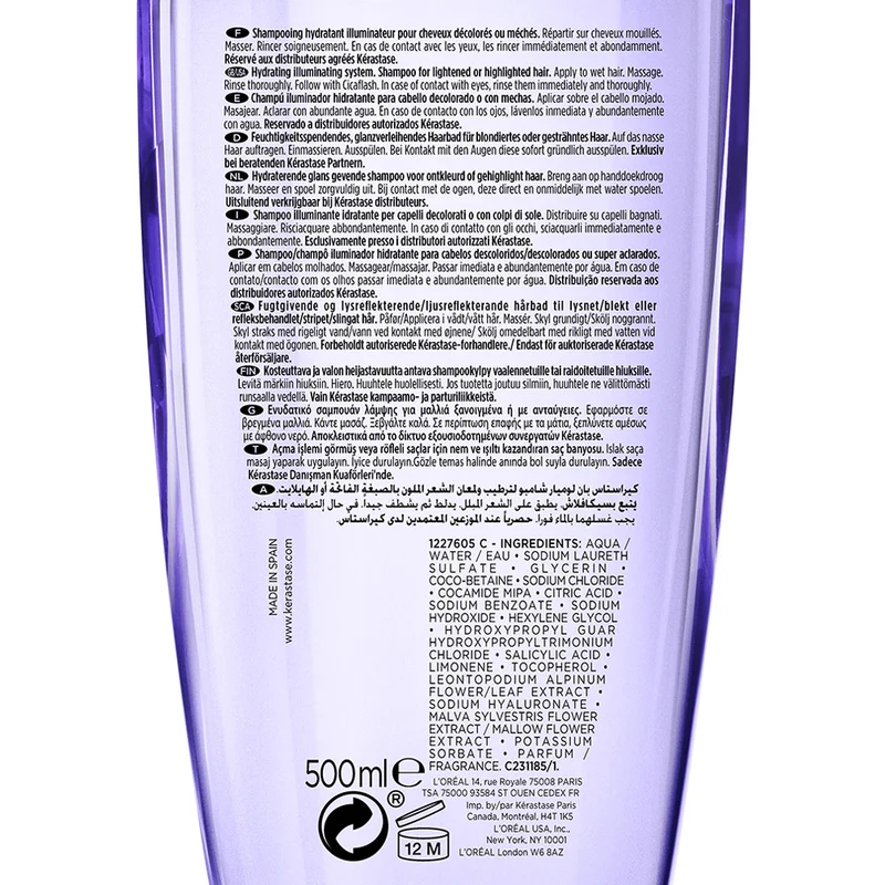 Kerastase Blond Absolu Bain Lumiere 500ml - shampoo illuminante capelli biondi