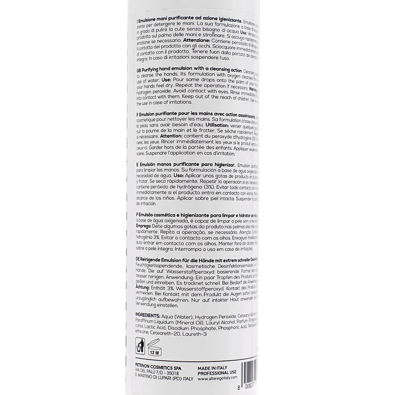 Alterego Urban Proof Hygiene Hand Emulsion 250ml - emulsione igienizzante mani
