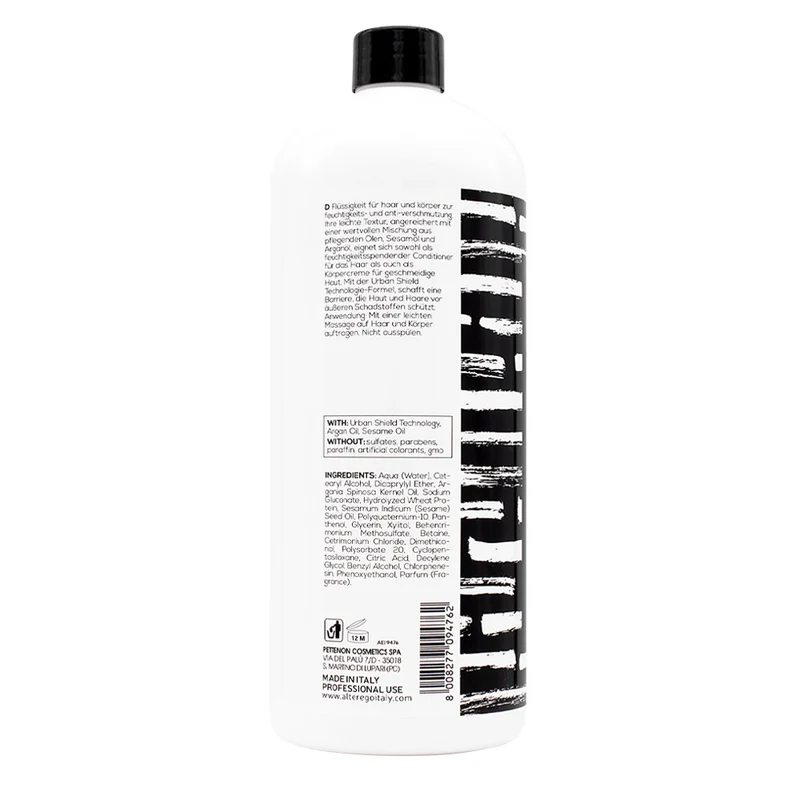 Alterego Urban Proof Cream 1000ml - fluido idratante per capelli e corpo