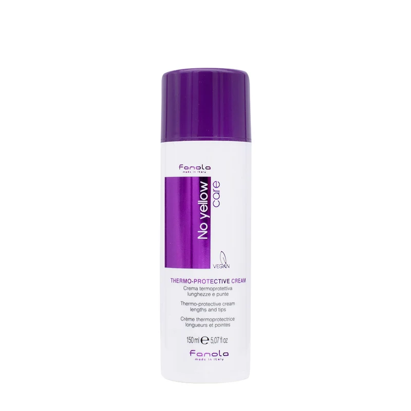 Fanola No Yellow Thermo-Protective Cream 150ml - crema per capelli termoprotettiva