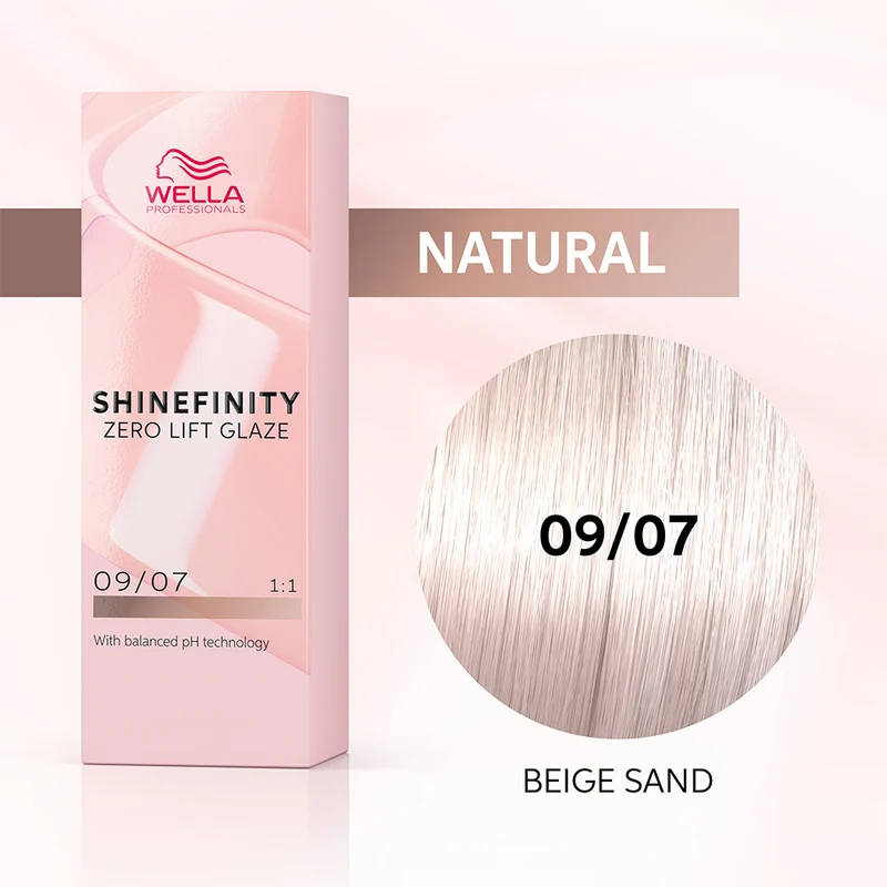 Wella Shinefinity Beige Sand 09/07 Biondo Chiarissimo Naturale Sabbia 60ml - colore demi-permanente
