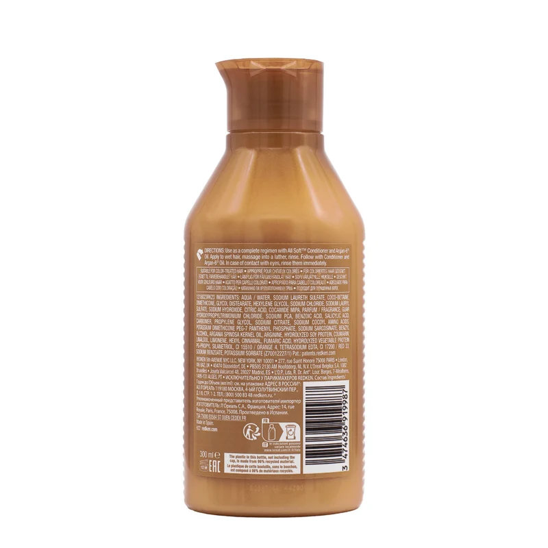 Redken All Soft Shampoo 300ml - shampoo per capelli secchi
