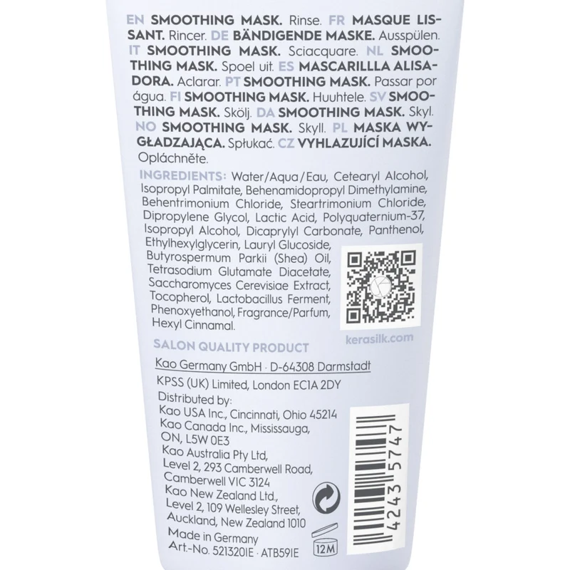 Kerasilk Specialists Smoothing Mask 50ml - maschera anti-crespo