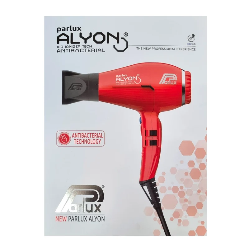 Parlux Alyon Air Ionizer Tech Antibacterial Rosso