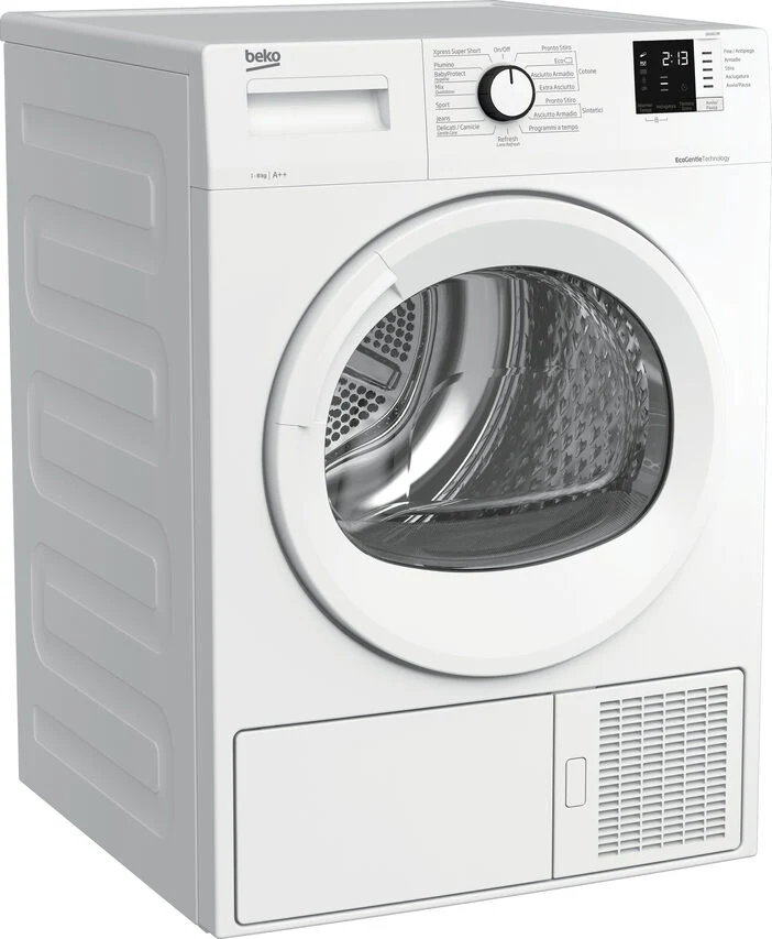 Beko DRX823N asciugatrice Libera installazione Caricamento frontale 8 kg A++ Bianco