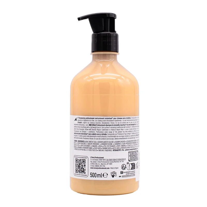 L'Oréal Professionnel Paris Serie Expert Absolut Repair Shampoo 500ml - shampoo per capelli danneggiati
