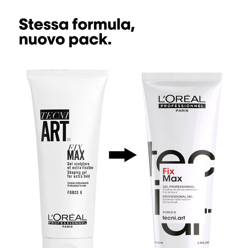 L'Oréal Tecni Art Fix Max Shaping Gel 200ml - gel tenuta estrema