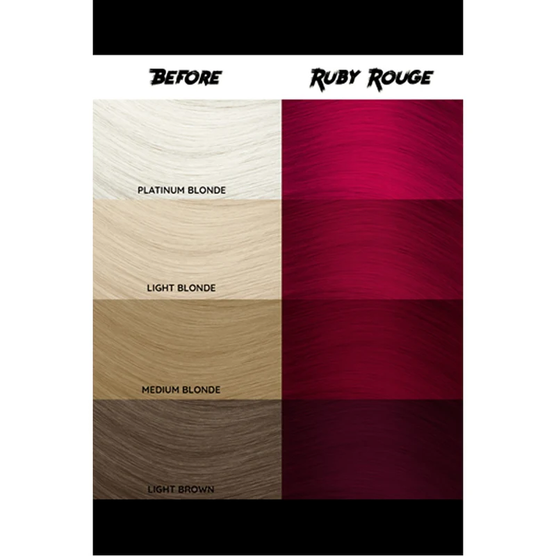 Crazy Color Ruby Rouge no 66, 100ml - crema colorante rosso rubino