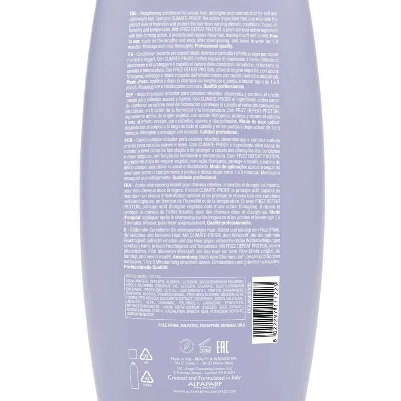 Alfaparf Milano Semi di Lino Smooth Smoothing Conditioner 1000ml - balsamo lisciante