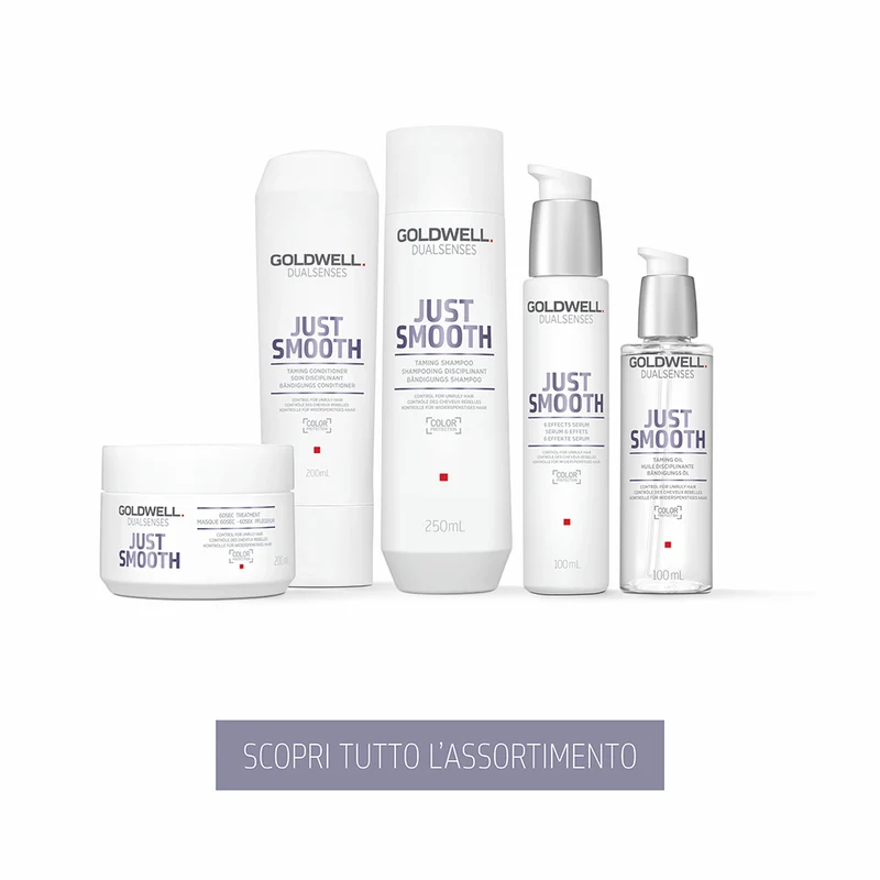 Goldwell Dualsenses Just Smooth 6 Effects Serum 100ml - siero 6 effects per capelli indisciplinati e crespi