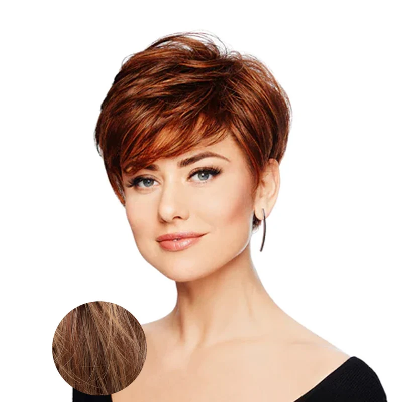 Hairdo Parrucca Perfect Pixie Castano Chiaro Rossiccio