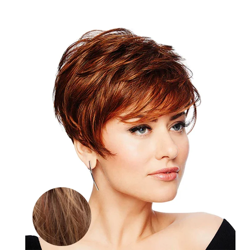Hairdo Parrucca Perfect Pixie Castano Chiaro Rossiccio
