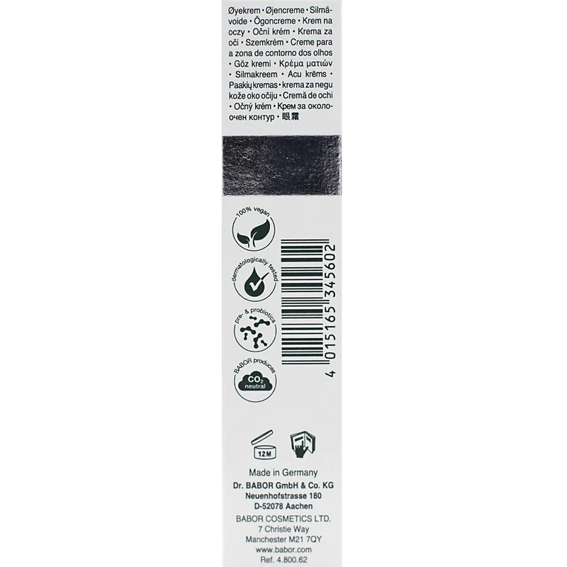 Babor Doctor Babor Doc Cleanformance Awakening Eye Cream 15ml - crema contorno occhi idratante