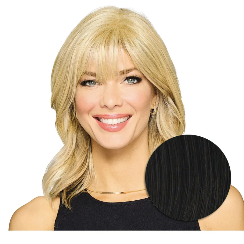 Hairdo Topper Stylish Wave R2 Nero - toupet con onde