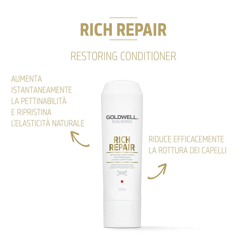 Goldwell Dualsenses Rich Repair Conditioner 200ml - balsamo ristrutturante