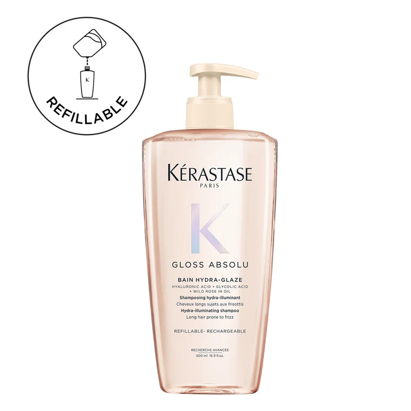 Kerastase Gloss Absolu Bain Hydra Glaze 500ml - shampoo anticrespo illuminante