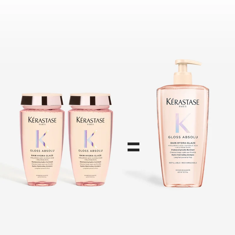 Kerastase Gloss Absolu Bain Hydra Glaze 500ml - shampoo anticrespo illuminante