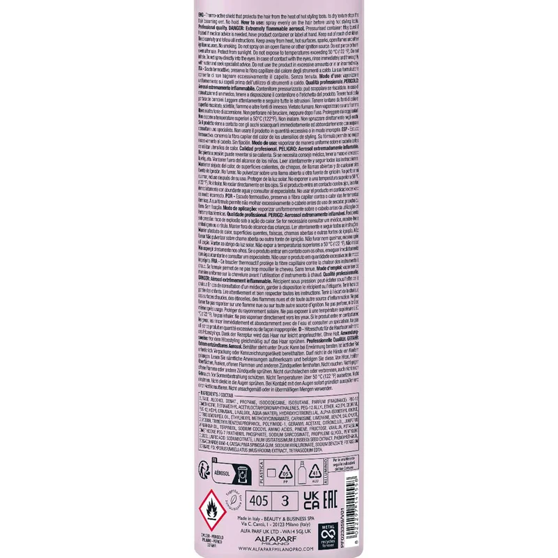 Alfaparf Milano Semi Di Lino Style&Care Thermal Protector 300ml - spray termoprotettore