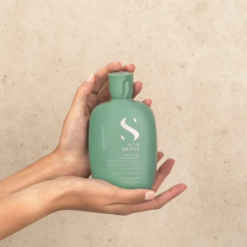 Alfaparf Milano Semi Di Lino Scalp Renew Energizing Low Shampoo 250ml - shampoo delicato energizzante