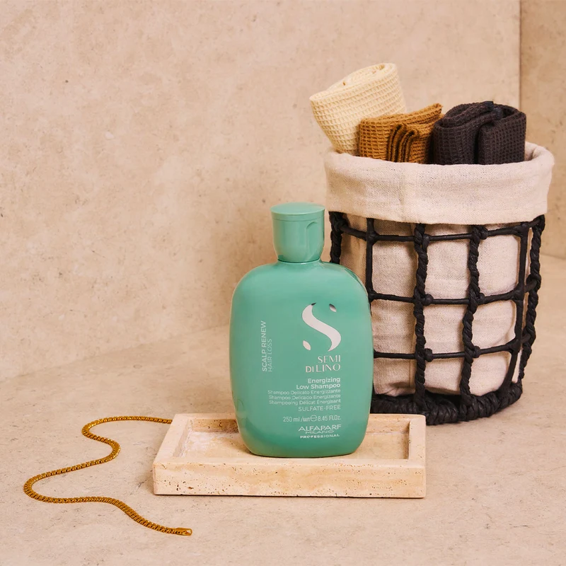 Alfaparf Milano Semi Di Lino Scalp Renew Energizing Low Shampoo 250ml - shampoo delicato energizzante