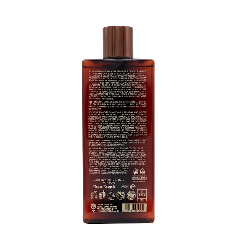 Tecna Teabase Sensitive Scalp Shampoo 250ml - shampoo cute sensibile