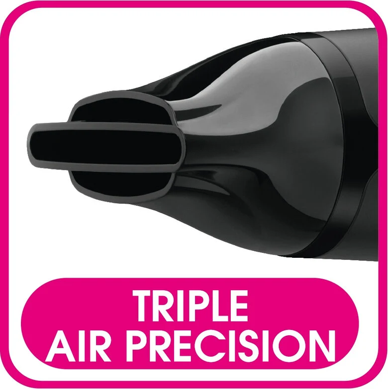 Rowenta Studio Dry Elite CV5372 1700 W Nero, Rosa