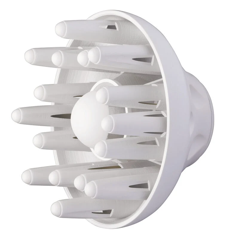 Rowenta CV5090F0 Powerline+ Asciugacapelli con Diffusore e Generatore di Ioni, Asciugatura Veloce, 2300 W, Argento/Bianco