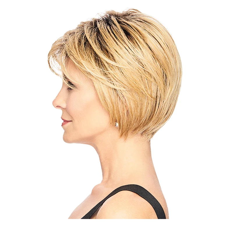Hairdo Shattered Bob Parrucca a Caschetto Grigio Chiaro