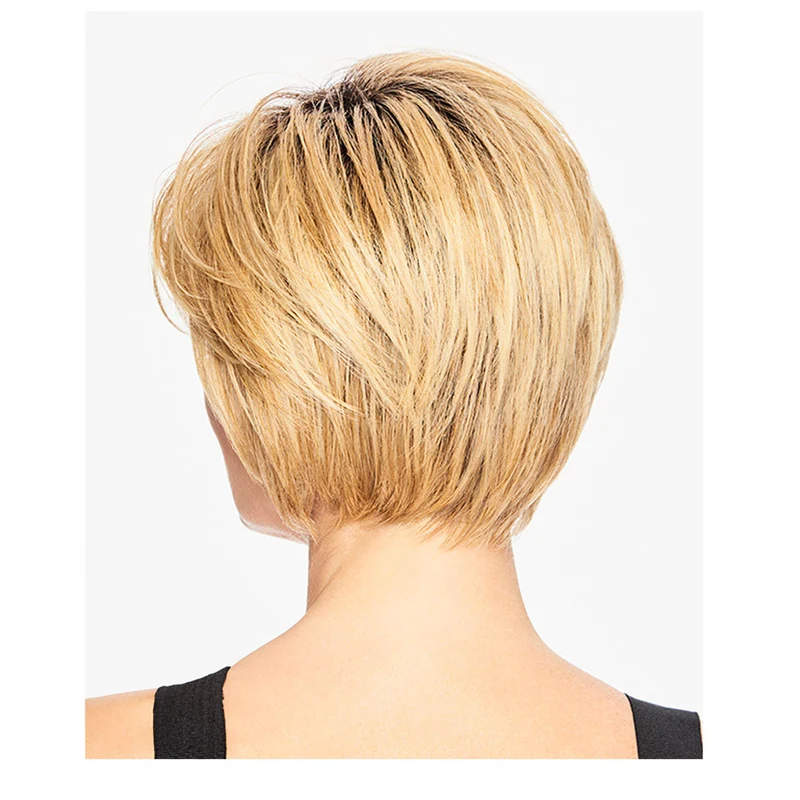 Hairdo Shattered Bob Parrucca a Caschetto Castano Medio Ramato Cioccolato