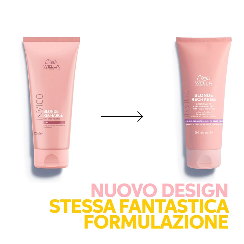 Wella Invigo Blonde Recharge Conditioner 200ml - balsamo antigiallo