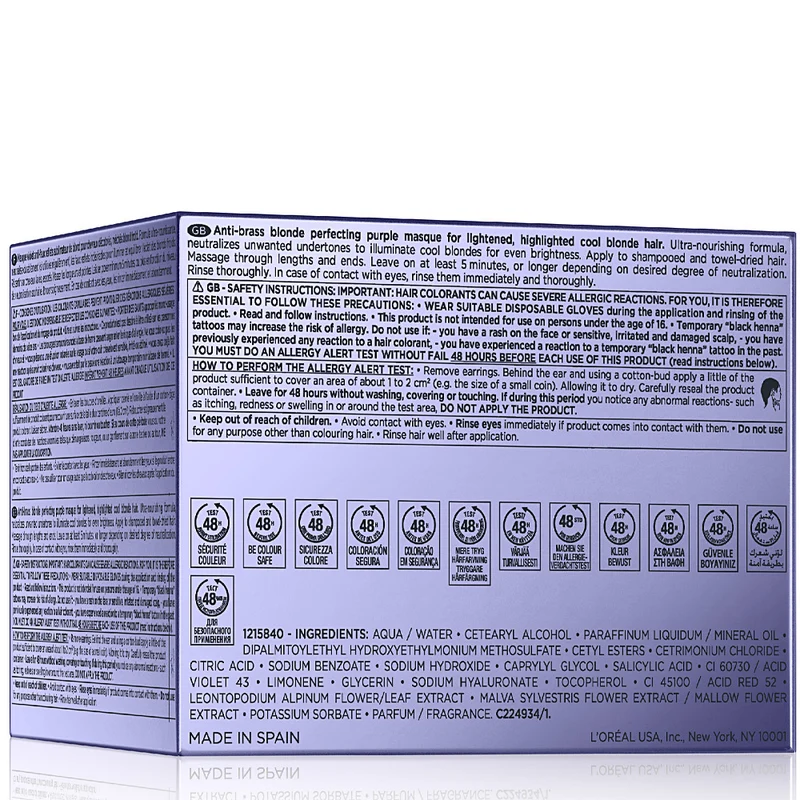 Kerastase Blond Absolu Masque Ultra Violet 200ml - maschera antigiallo capelli biondi, grigi, bianchi