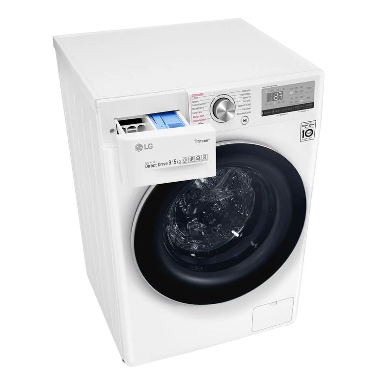 LG F4DV409S0E Lavasciuga Intelligente AIDD 9/6kg Vapore 1400 Giri/min Carica frontale Classe A