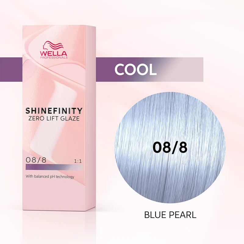 Wella Shinefinity Blue Pearl 08/8 Biondo Chiaro Perla 60ml - colore demi-permanente