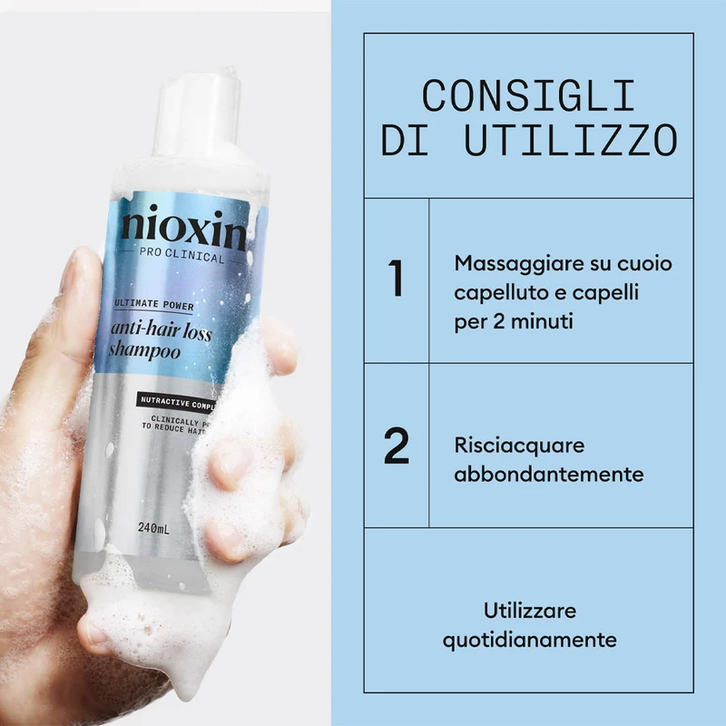 Nioxin Anti Hair Loss Shampoo 240ml - shampoo anticaduta