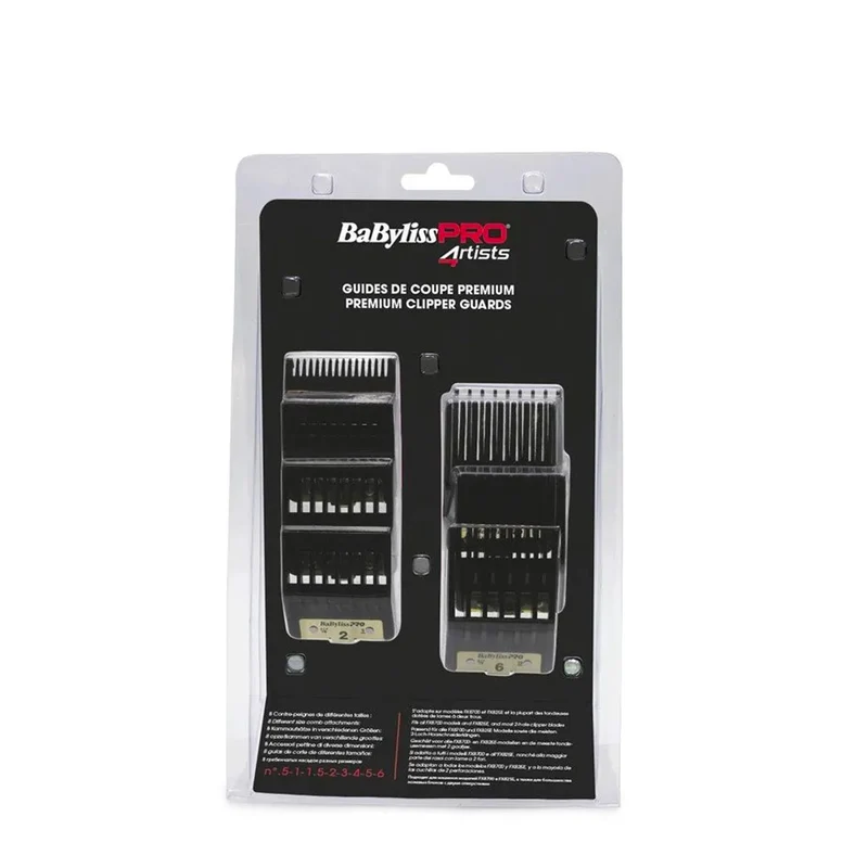 Babyliss Pro 4Artist FXPCGE Premium Clipper Guards - set da 8 rialzi