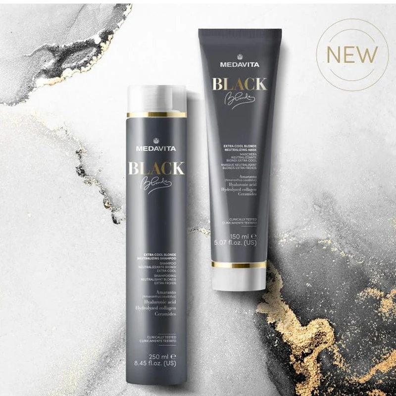 Medavita Lunghezze Blondie Black Extra Cool Blonde Neutralizing Mask 150ml - maschera neutralizzante biondi extra cool