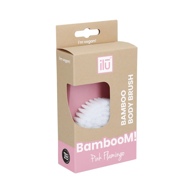ilū BambooM! Body Brush Pink Flamingo - spazzola per il corpo