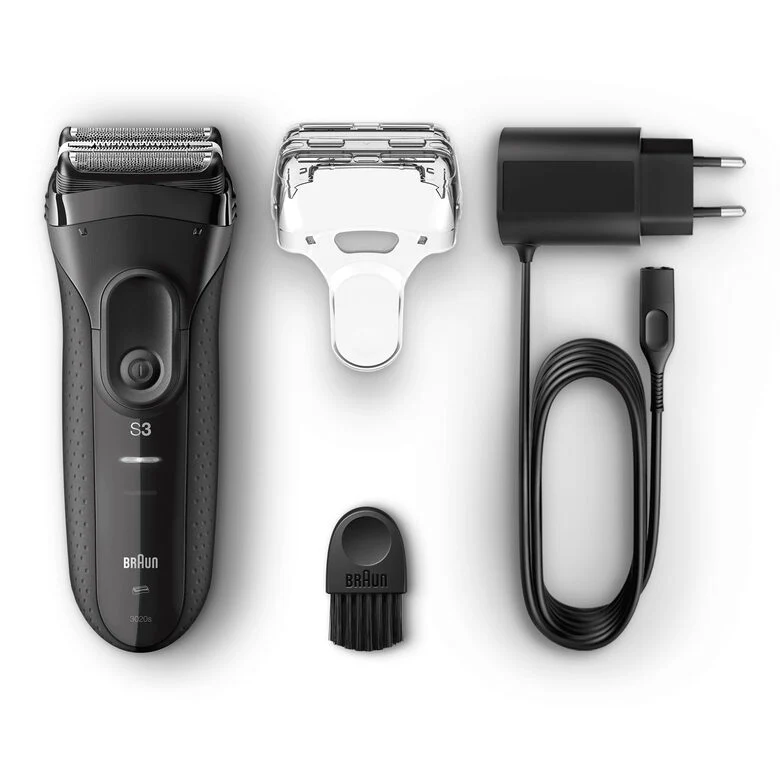 Braun Series 3 ProSkin 3020s Rasoio Elettrico, Nero