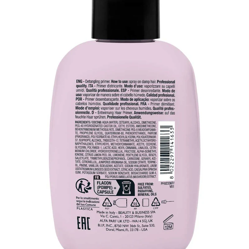 Alfaparf Milano Semi Di Lino Style&Care Detangling Primer 125ml - primer districante