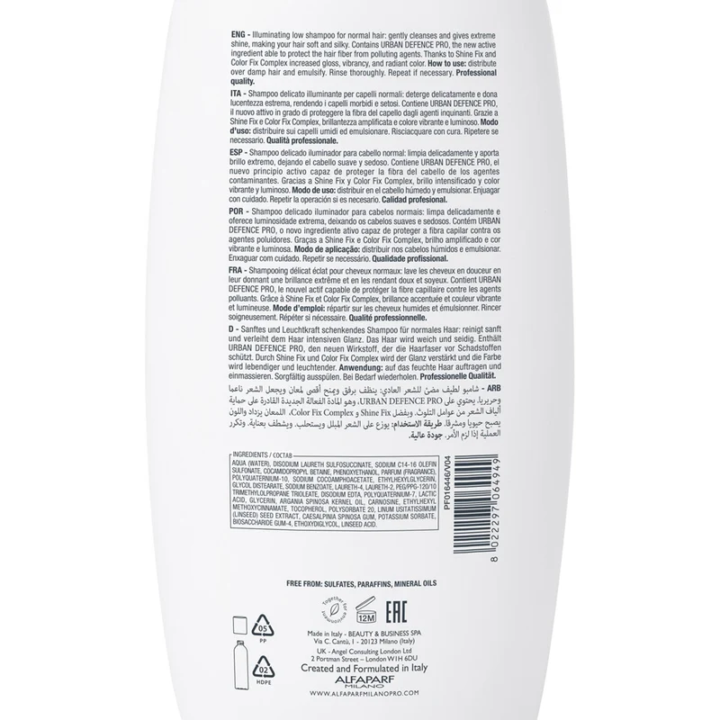 Alfaparf Milano Semi Di Lino Diamond Illuminating Low Shampoo 1000ml - shampoo delicato illuminante per capelli normali