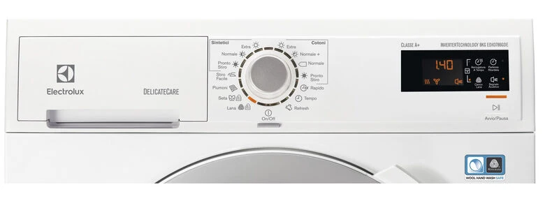 Electrolux EDH3786GDE asciugatrice Libera installazione Caricamento frontale 8 kg A+ Argento, Bianco