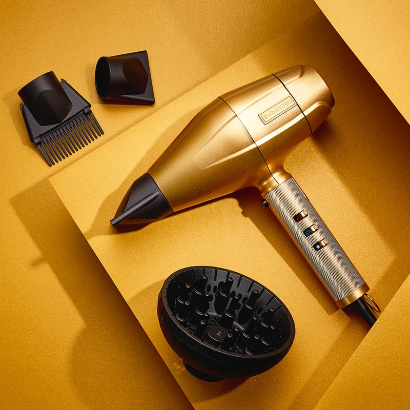 Babyliss Pro 4Artist GoldFx Asciugacapelli FXBDG1E- asciugacapelli digitale da 2200W