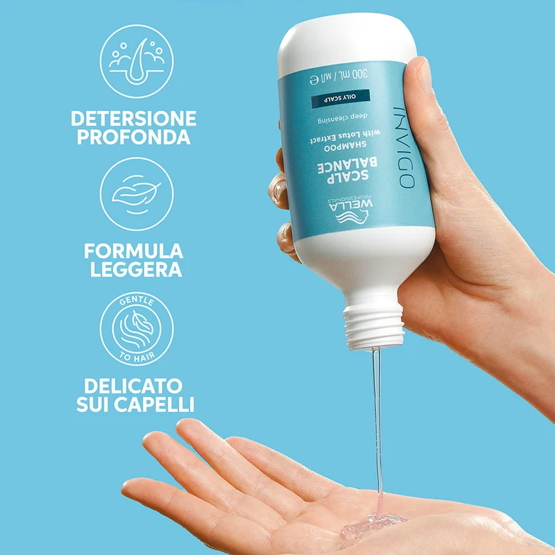 Wella Invigo Scalp Balance Pure Shampoo 1000ml - shampoo purificante