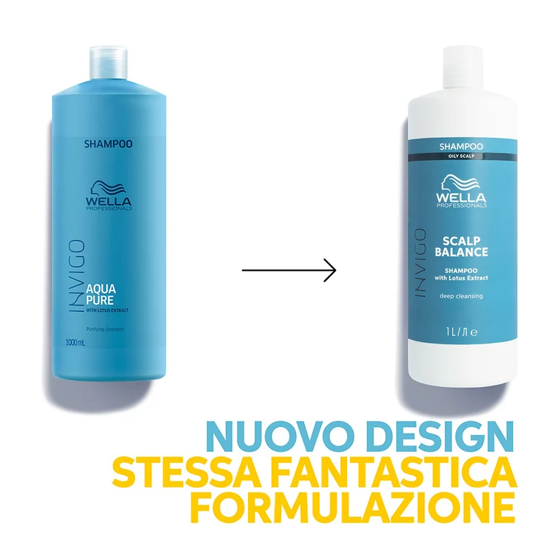 Wella Invigo Scalp Balance Pure Shampoo 1000ml - shampoo purificante
